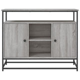 Sideboard Grey Sonoma 100x35x80 cm Engineered Wood 835542
