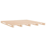 Bed Frame without Mattress 180x200 cm Super King Solid Wood Pine 3120147