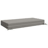 Seat Cushion SOEST 100% Polyester Grey 120 x 80 x 15 cm 944314