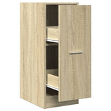 Apothecary Cabinet Sonoma Oak 30x41x77.5 cm Engineered Wood 855153