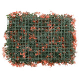 Artificial Maple Leaf Fence 6 pcs Light Red 40x60 cm 366640