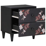Bedside Table Brown 40 x 33.5 x 46 cm Solid Mango Wood 4018698