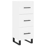 Highboard White 34.5x34x180 cm Engineered Wood 3199257