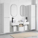 Bathroom Furniture Set 5 pcs White 33 x 34.5 x 160 cm 3406003