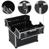 ZNTS Tool Case 38x22.5x34 cm Black Aluminum 91849