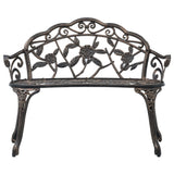 Bistro Bench Bronze Cast Aluminium, Cast Iron Medium Sturdy 47859