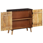 ZNTS Sideboard Solid Mango Wood 85x30x75 cm 246161