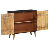 ZNTS Sideboard Solid Mango Wood 85x30x75 cm 246161