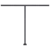 Freestanding Manual Retractable Awning 300x250 cm Blue/White 3069696
