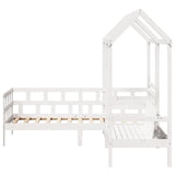 Day Bed Set with Roof without Mattress White 80x200 cm 3282247