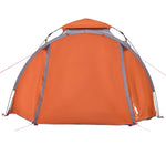 Camping Tent Dome 3-Person Grey and Orange Quick Release 4004228
