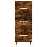 Sideboard Smoked Oak 34.5x34x90 cm Engineered Wood 828585