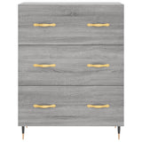 Highboard Grey Sonoma 69.5x34x180 cm Engineered Wood 3199735
