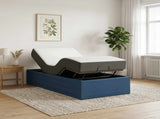 Electric Adjustable Bed Frame Blue 200 x 80 x 33.5 cm Steel 42037277