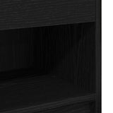 Bedside Cabinets 2 pcs with Drawer Black 39x28x41 cm 858752