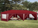 Pop-up Party Tent 575 x 288 x 245 cm Burgundy 42019807