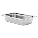 50894 Gastronorm Containers 8 pcs GN 1/3 65 mm Stainless Steel