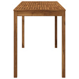 Garden Bar Table Natural 196 x 80.5 x 105 cm Solid Acacia Wood 901264