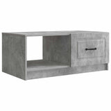 Coffee Table Concrete Grey 90 x 50 x 37 cm Engineered Wood 895878