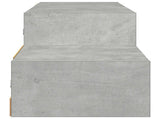 Wall-mounted TV Cabinet Wall-Mounted Concrete Grey 8005992