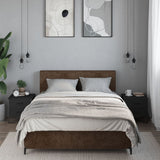 Bedside Cabinets 2 pcs Black 40x41x40 cm Engineered Wood 848505