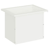 Garden Planter with LED White 30 x 40 x 30 cm Steel 8008072