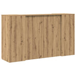 Reception Desk Artisan Oak 180x50x103.5 cm Engineered Wood 3324213