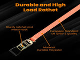4X Heavy Duty Ratchet Ties Down Straps 38mm 2.9Meter Lashing Cargo Luggage 2Ton 68110443
