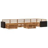 Outdoor Sofa Set 8 pcs Natural 3383662