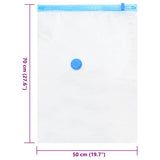 Storage Bags 50 pcs Transparent and Blue 70 x 50 cm 42001443