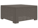 5-Seater Garden Sofa Rattan Look PP Light Grey 3443889
