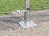 Welded Wire Fence with Concrete Base 25 x 1 m 3353798