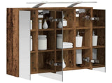 Bathroom Mirror Cabinet Old Wood 63.5 x 16 x 62.5 cm 889165