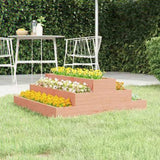 Planter 80x80x27 cm Solid Wood Douglas 823897