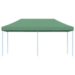 ZNTS Foldable Party Tent Pop-Up Green 580x292x315 cm 4004936