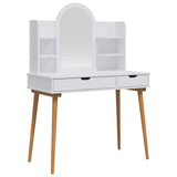 Dressing Table Set FAUSKE 4 pcs White 100 x 50 x 143 cm 3438584