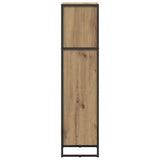 Book Cabinet Artisian Oak 40 x 30 x 121 cm Engineered Wood 886371