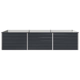 Raised Garden Bed Anthracite 240 x 80 x 55 cm cold-rolled steel 8006411