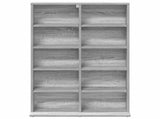 CD Cabinet Grey Sonoma 65 x 23.5 x 97.5 cm Engineered Wood 8012684