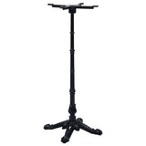 Bistro Table Leg Black 52x52x108 cm Cast Iron 325434