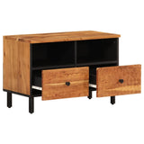 TV Cabinet 70x33x46 cm Solid Wood Acacia 356856