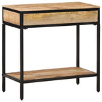 Console Table 70x35x70 cm Solid Rough Wood Mango 374076