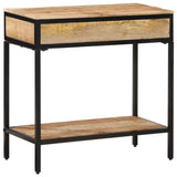 Console Table 70x35x70 cm Solid Rough Wood Mango 374076