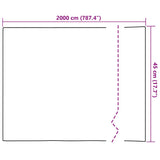 Window Films 4 pcs Frosted Bamboo Pattern PVC 3208960