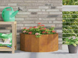 Planter Rusty 60 x 30 x 35 cm Weathering Steel 883702