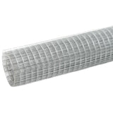 Chicken Wire Fence Galvanised Steel 25x1.5 m Silver 143620