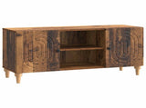 TV Cabinet Old Wood 102 x 34.5 x 50 cm Engineered Wood 894243