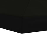 Gazebo Canopy Cover 6 x 3 m Black Polyester 190 900407