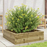 Garden Planter 80x80x23 cm Impregnated Wood Pine 847202