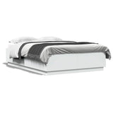 Bed Frame without Mattress White 160x200 cm 3209688